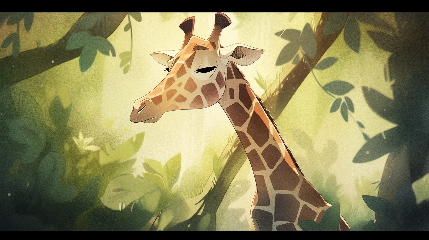 Giraffe's Little Buddy