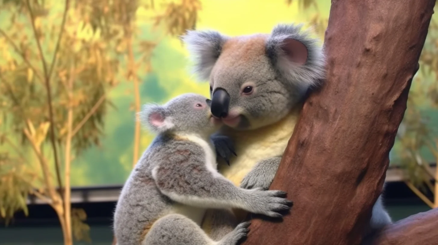 Koalas Sleep In Trees